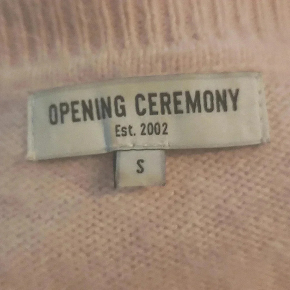 Pink Rose Angora Cozy Wool Cheetah Soft Stretch Pullover Sweater Small - Picture 4 of 8